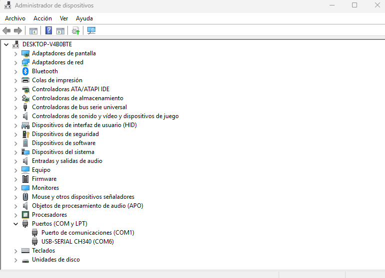 El driver del CH340 y QModMaster